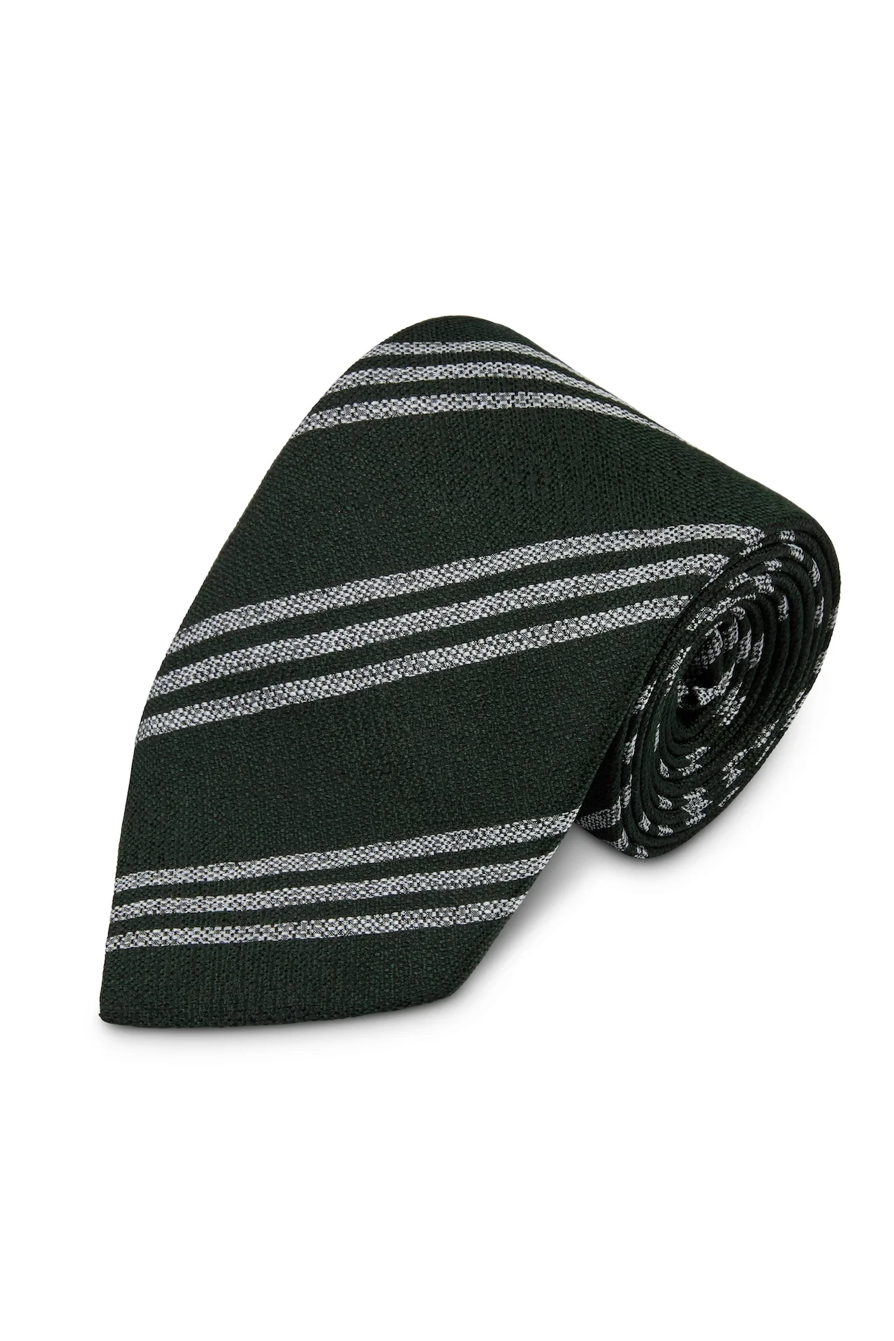 3 Stripe Silk Tie - Image 3