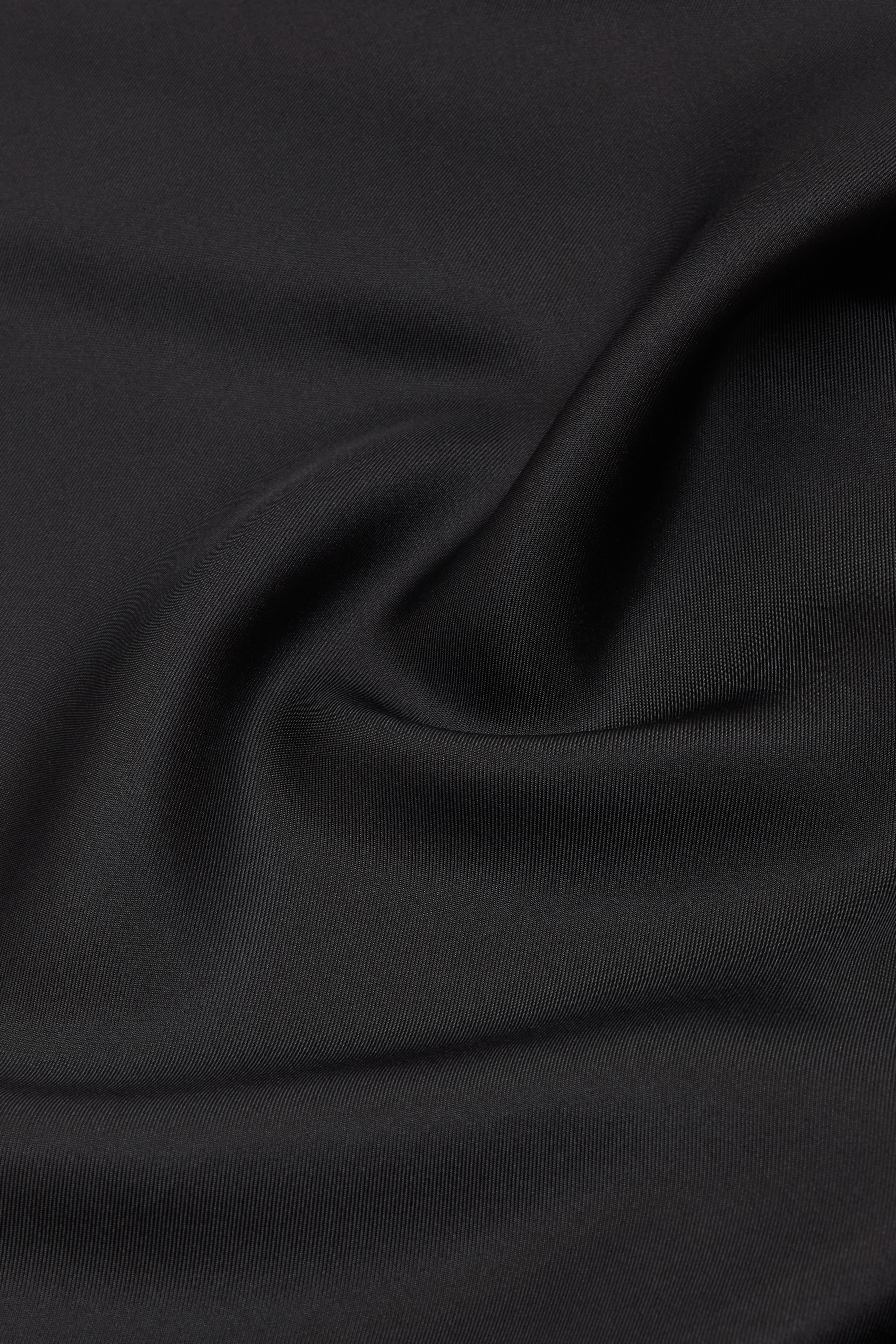 Black Silk Evening Scarf - Image 3