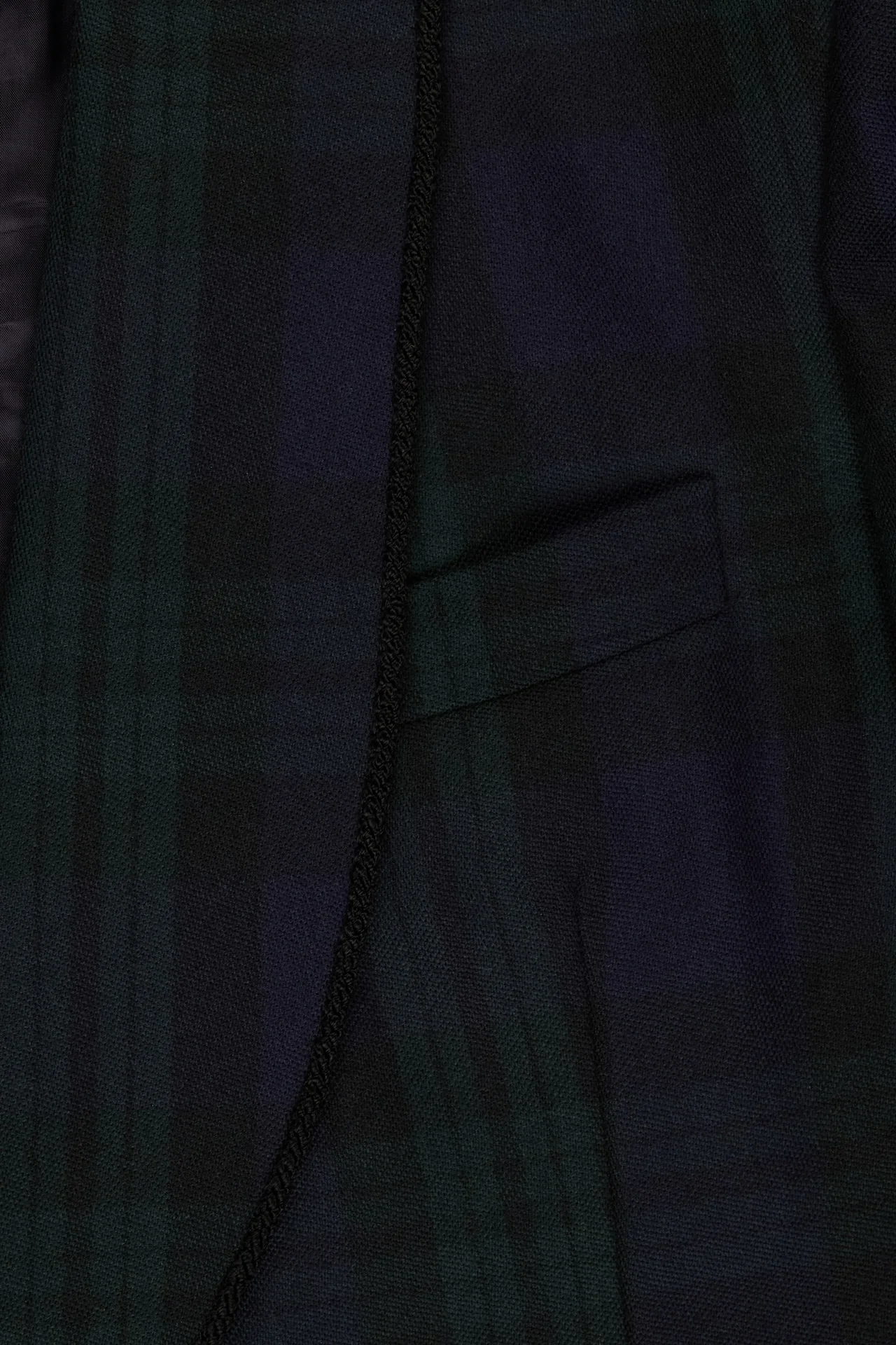 Black Watch Tartan Single Breasted Dinner Jacket - Image 3