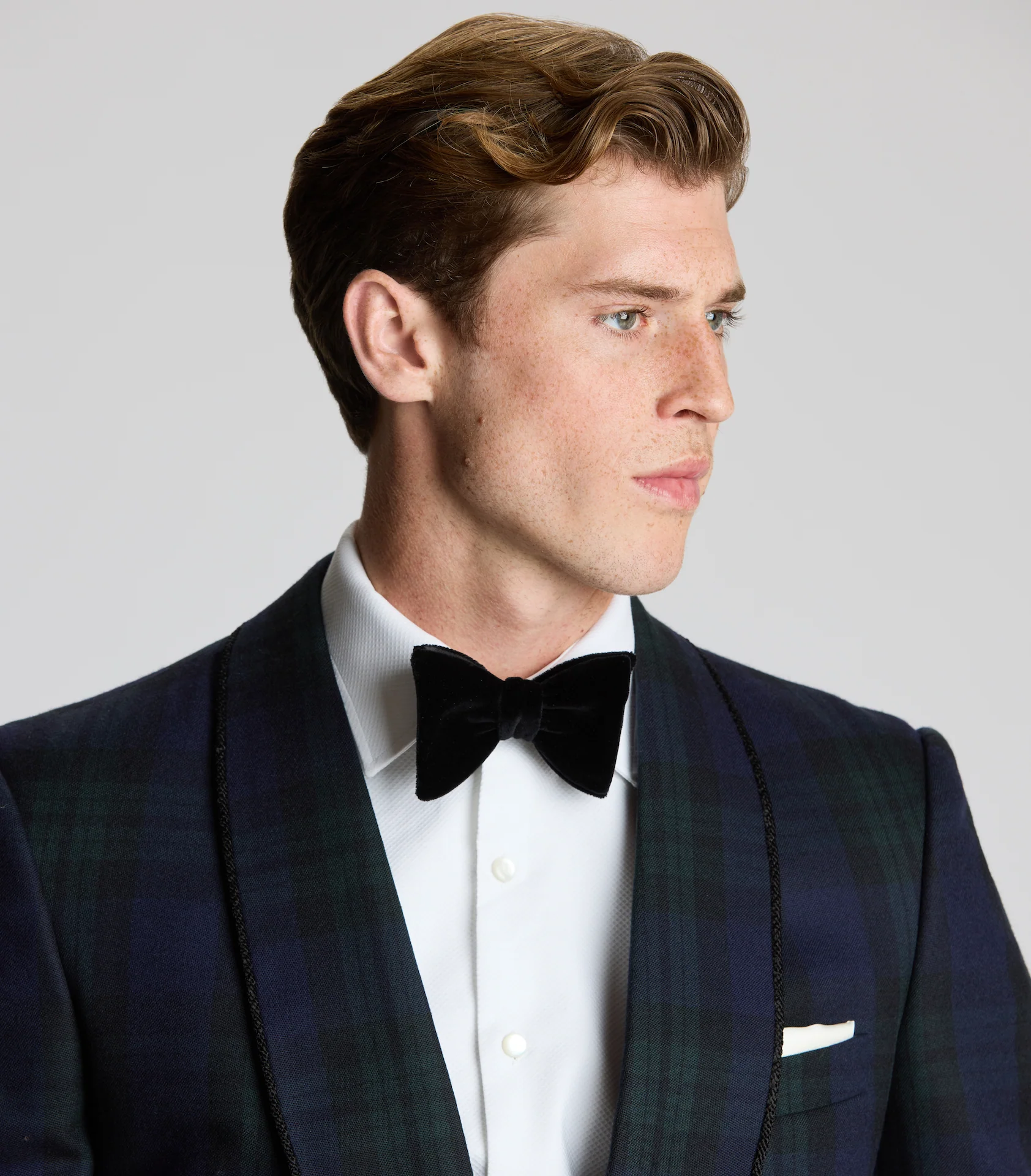 Black Watch Tartan Single Breasted Dinner Jacket - Image 9