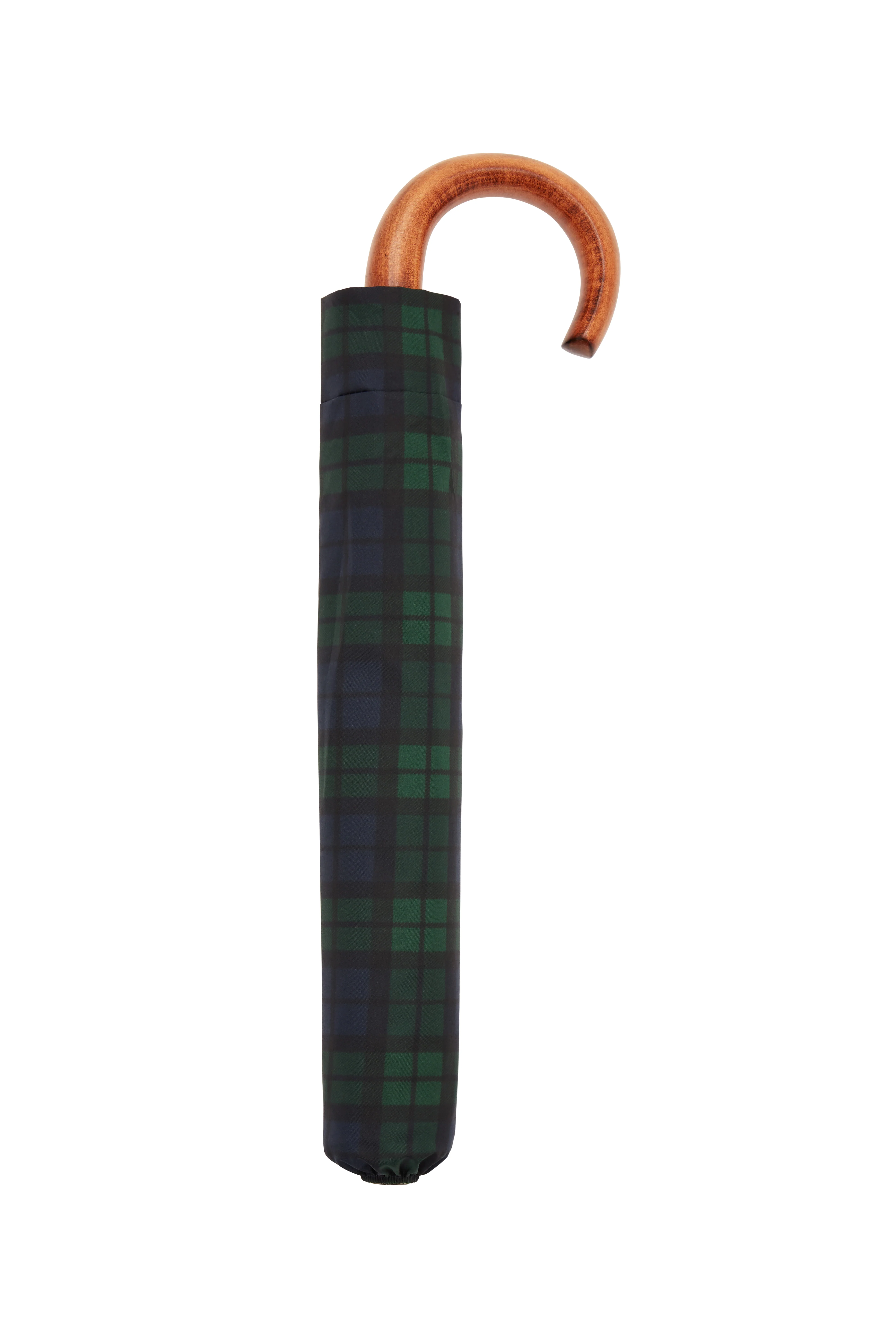Black Watch Tartan Telescopic Umbrella - Image 3