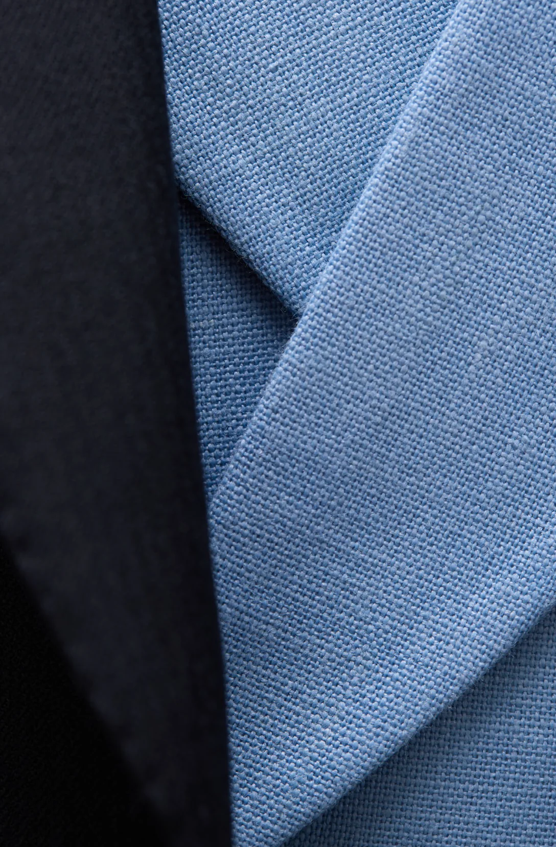 Blue Wool Double Breasted Morning Vest - Image 3