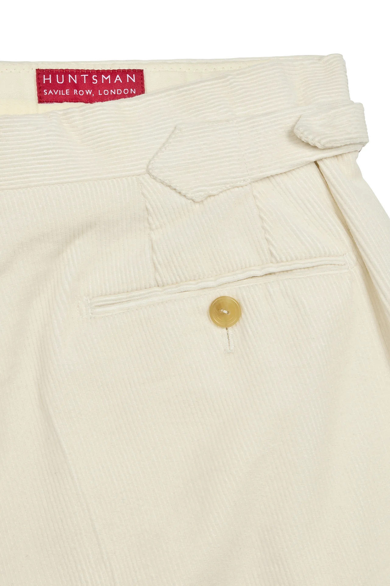 Cream Corduroy Trousers - Image 4