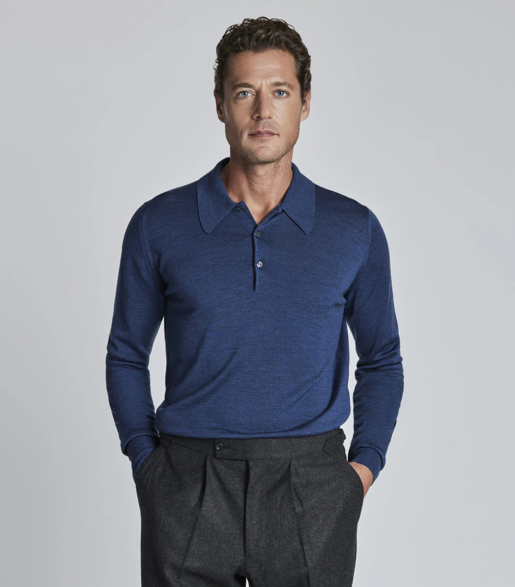 Dark Grey Flannel Trousers - Image 3