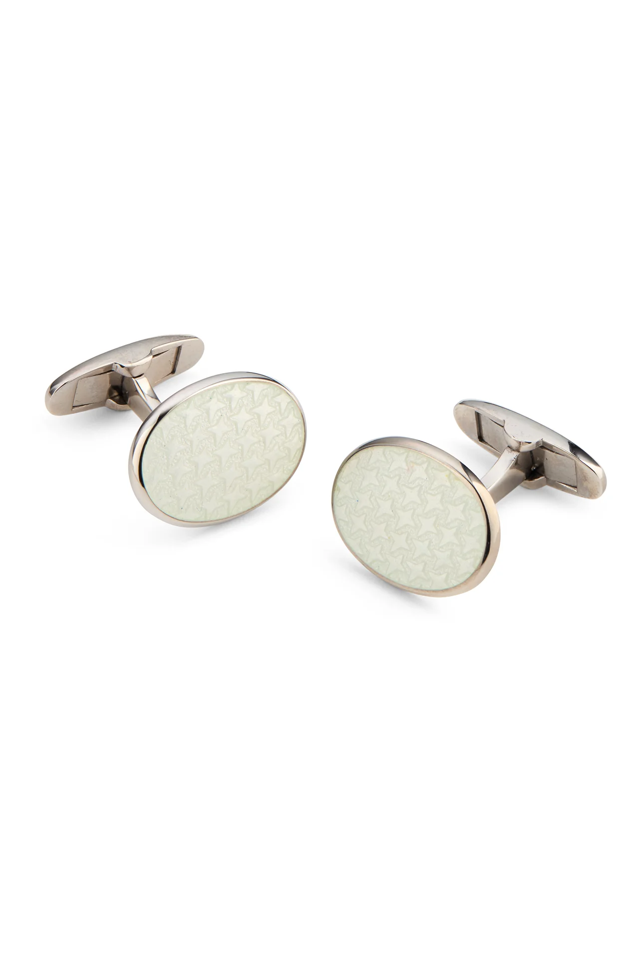Four Point Star Enamel Cufflink - Image 4