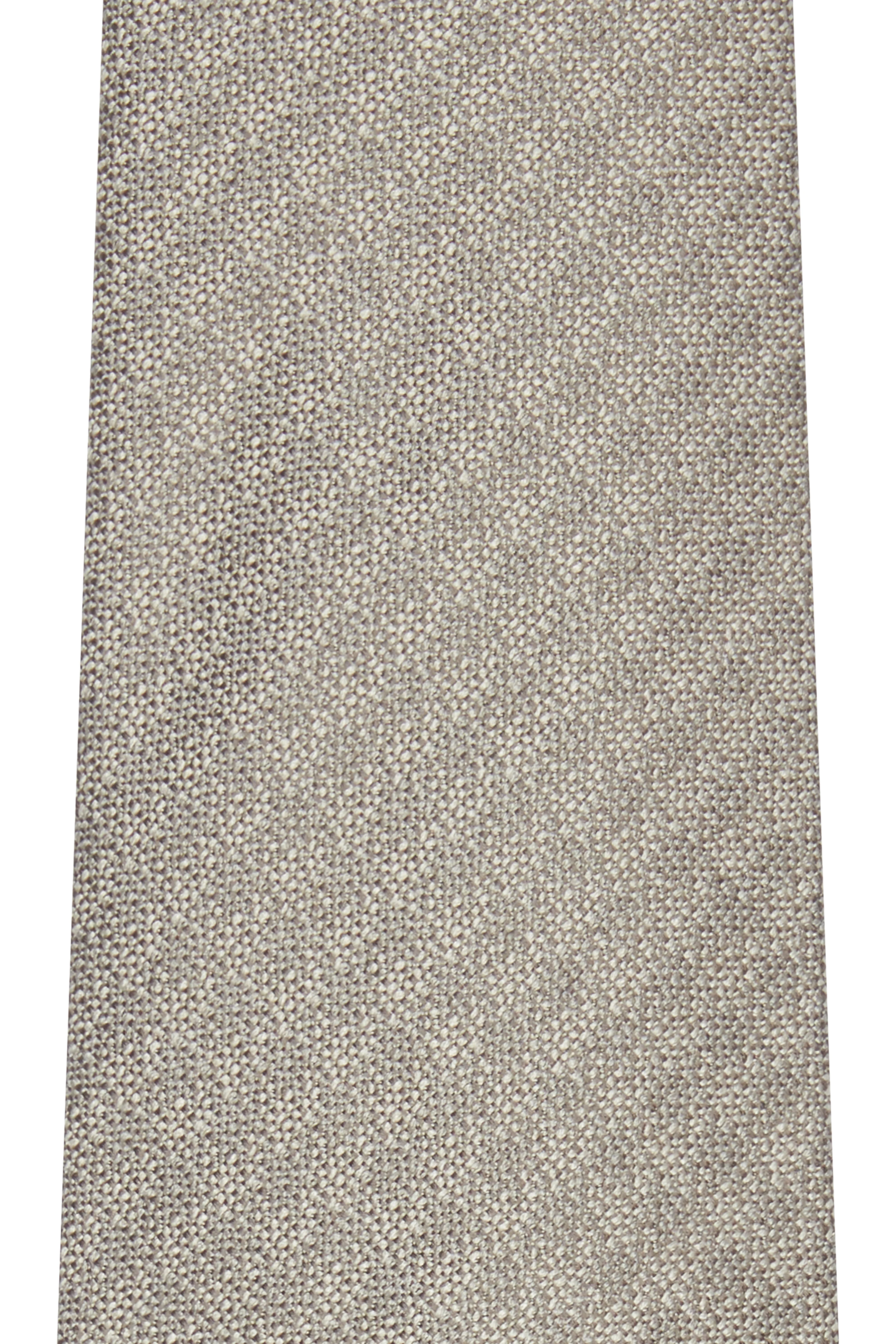 Grey with White Houndstooth Silk Tie - Image 3