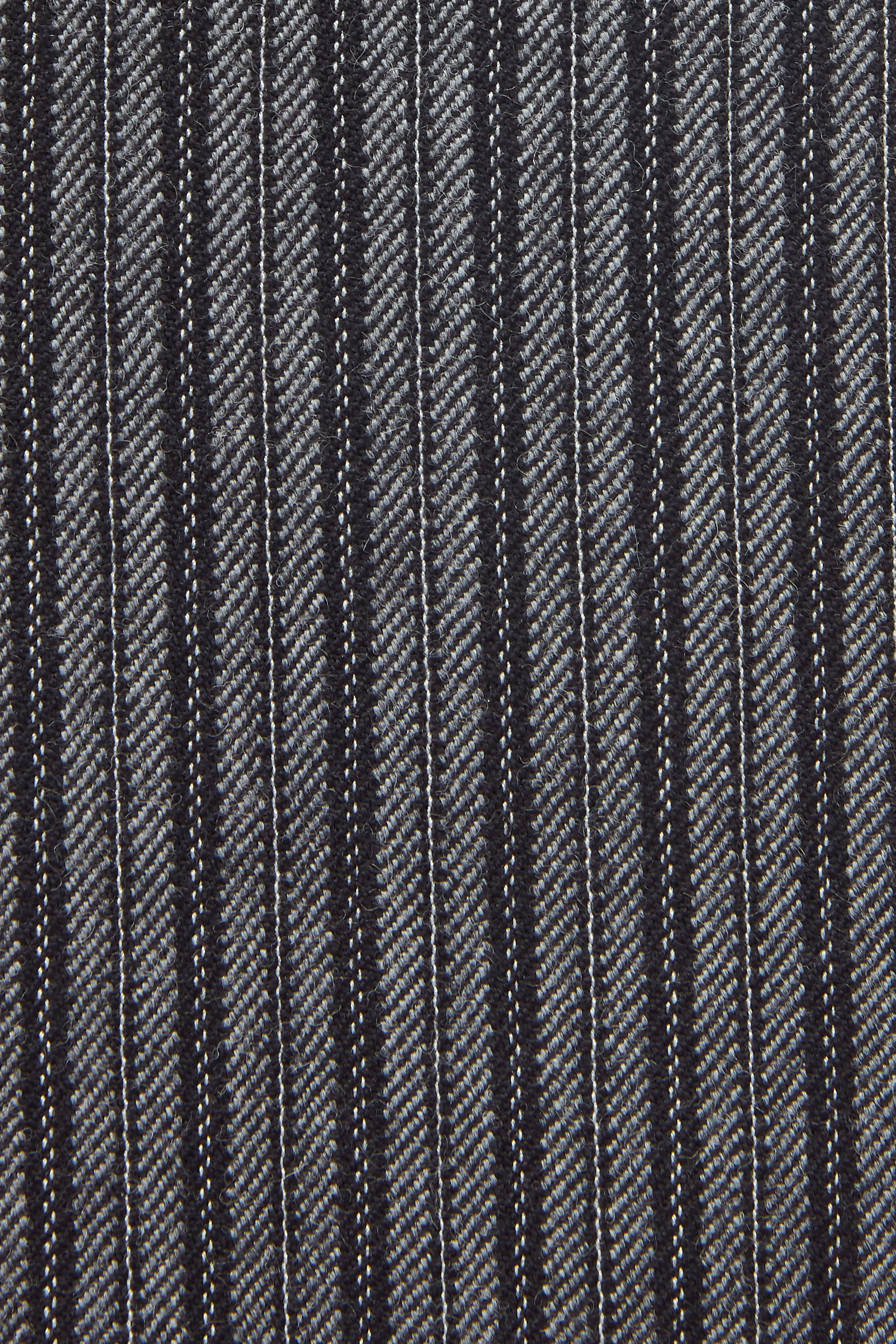 Grey Wool Stripe Morning Trousers - Image 3