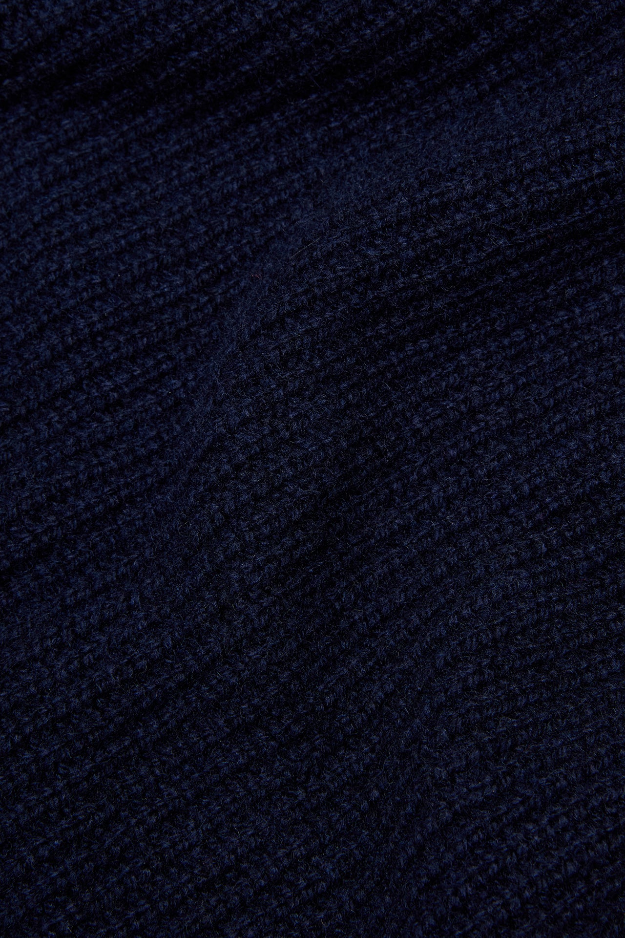 Huntsman x Smedley Midnight Merino/Cashmere Double Zip Jumper - Image 3