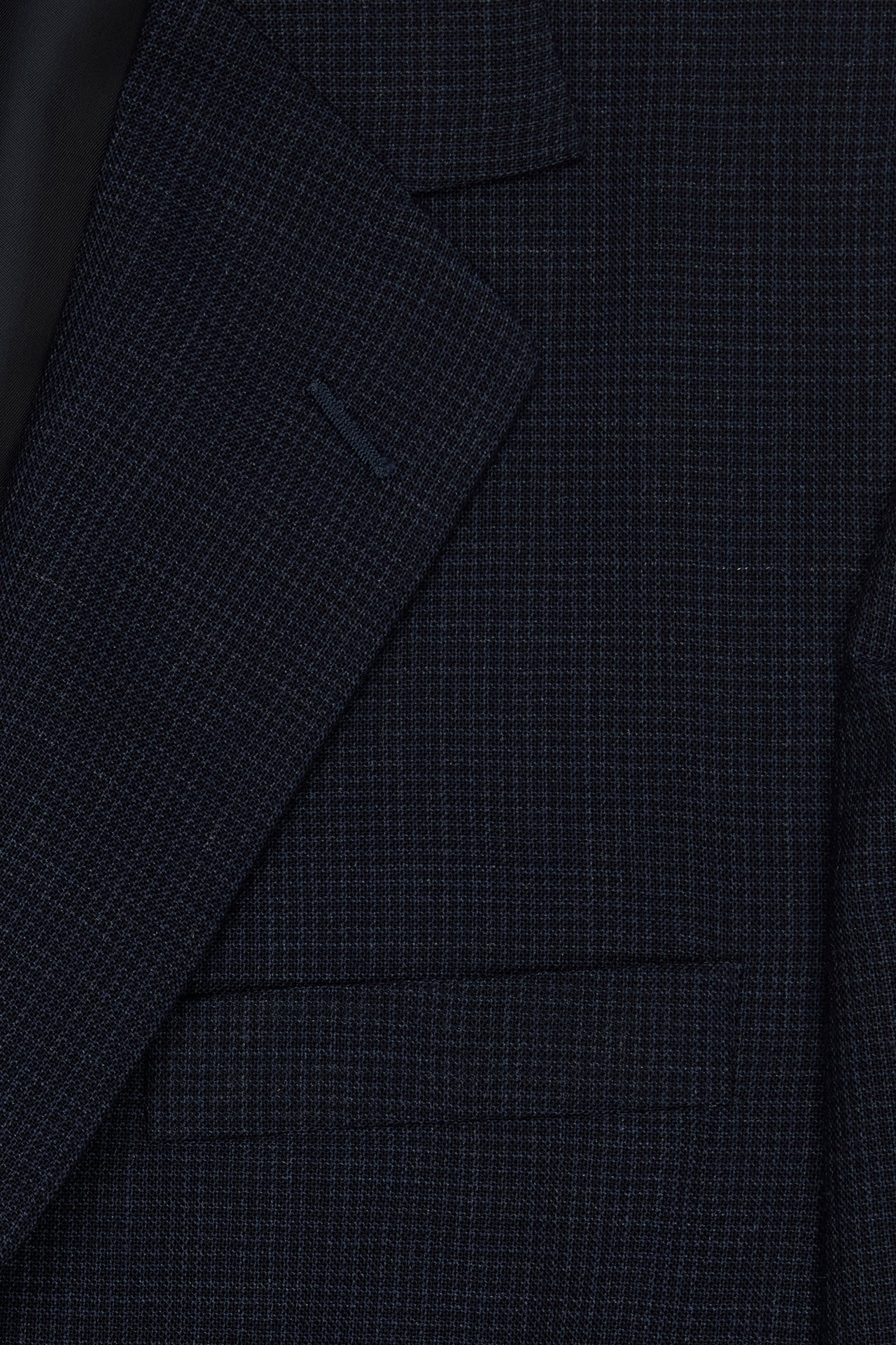 Indigo Micro Houndstooth Single Breasted Suit - Image 3