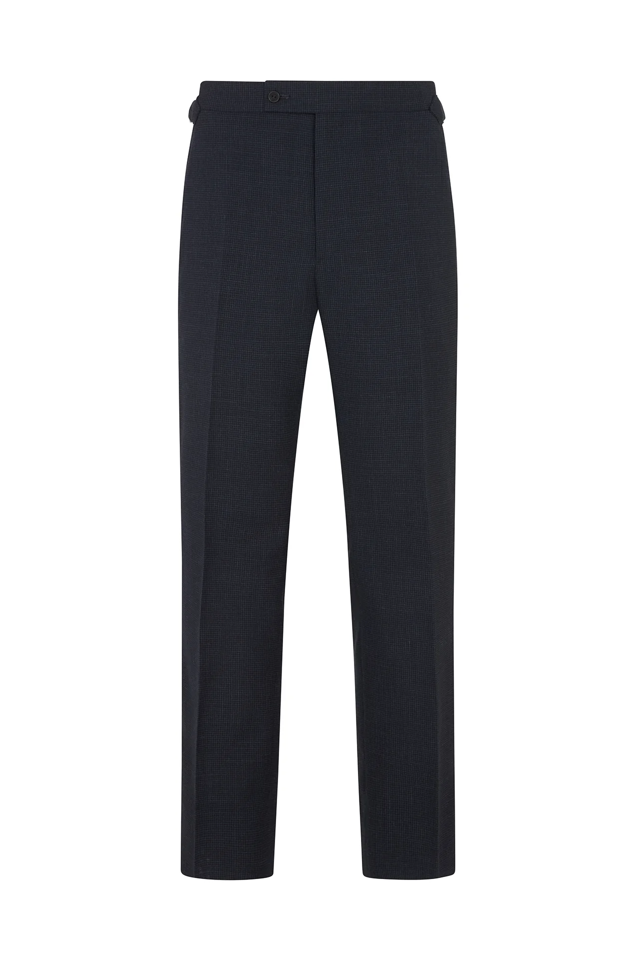 Indigo Micro Houndstooth Single Breasted Suit - Image 5