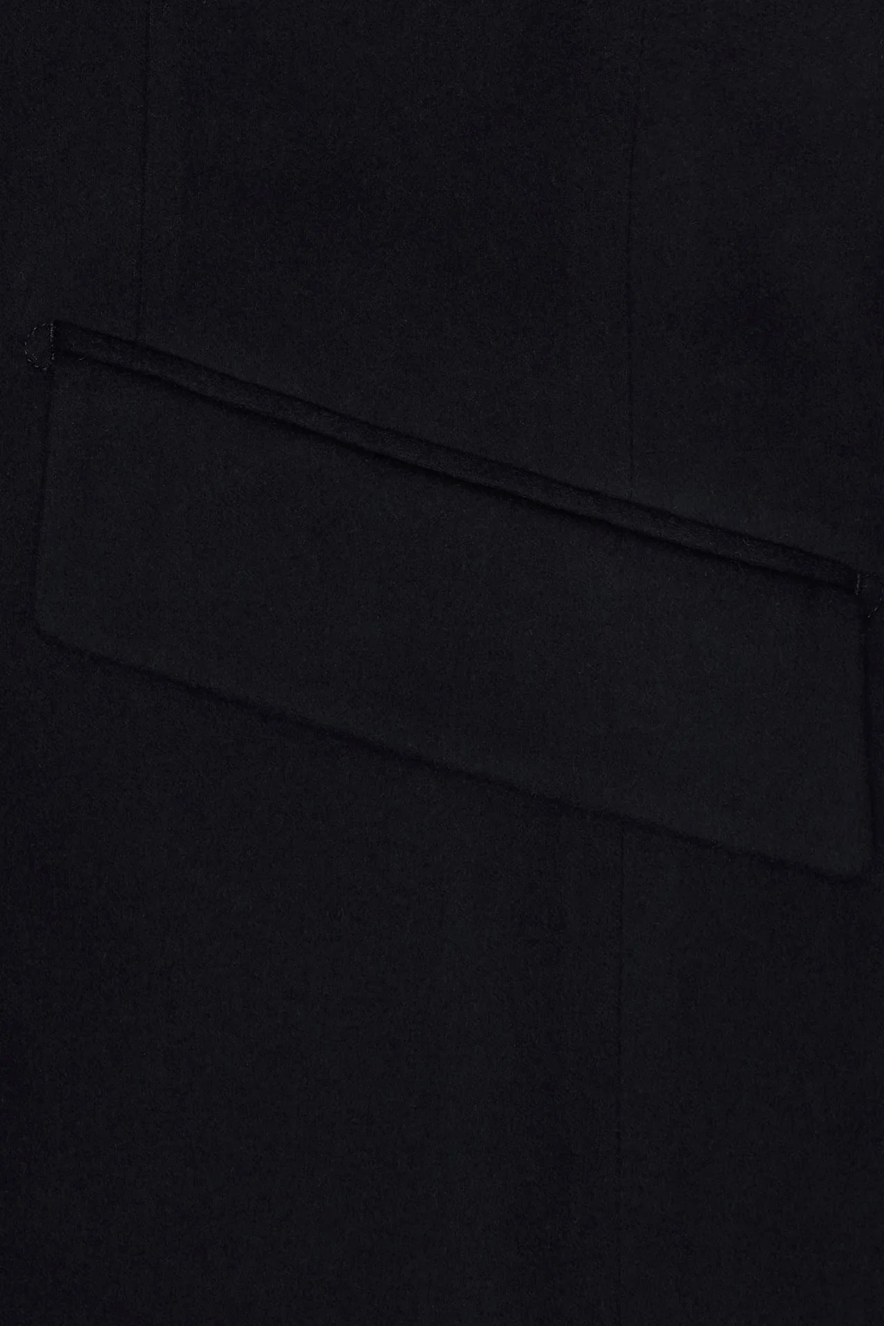 Midnight Cashmere Single Breasted Doeskin Jacket - Image 4