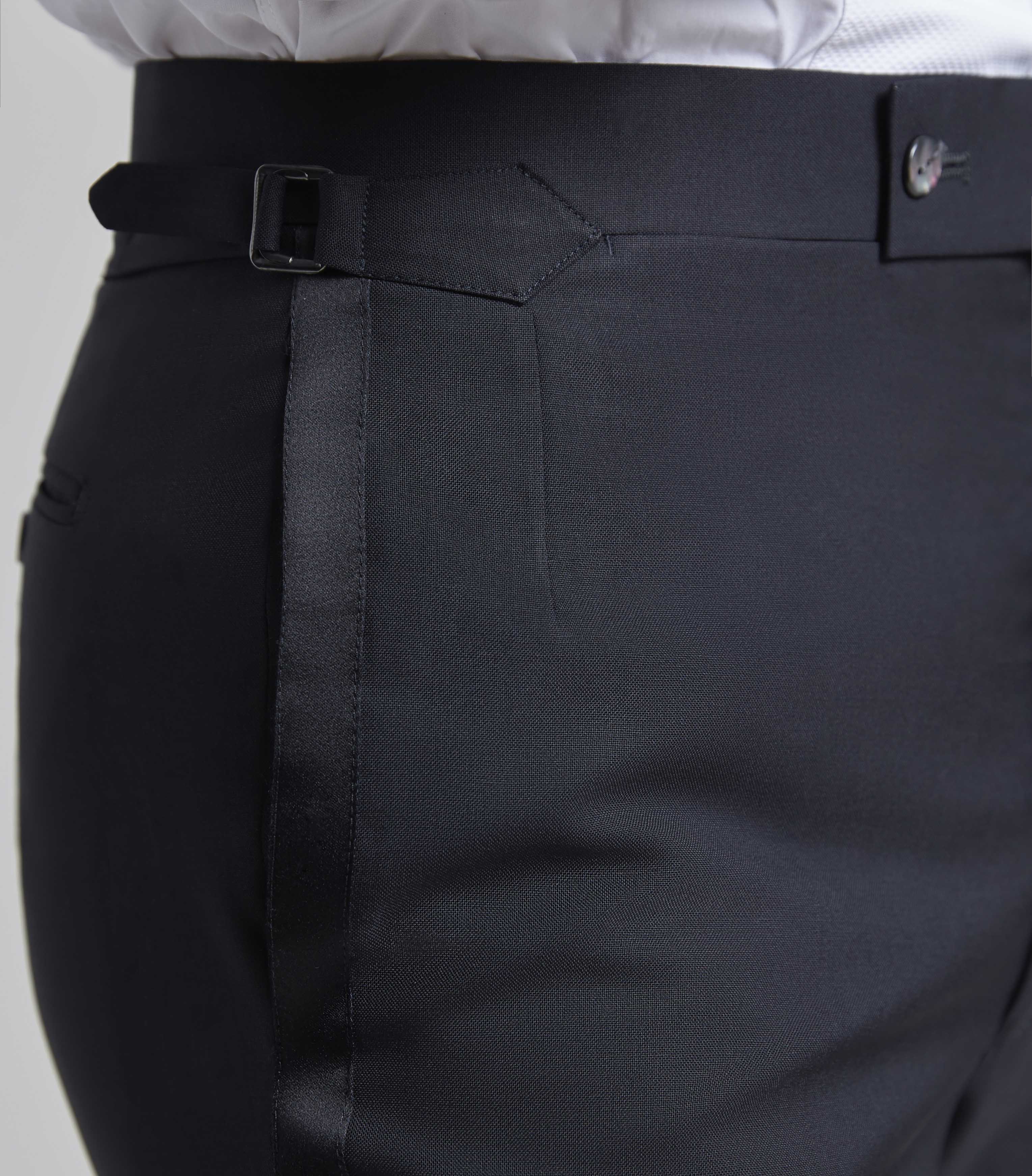 Midnight Wool/Mohair Single Breasted Dinner Suit - Image 6