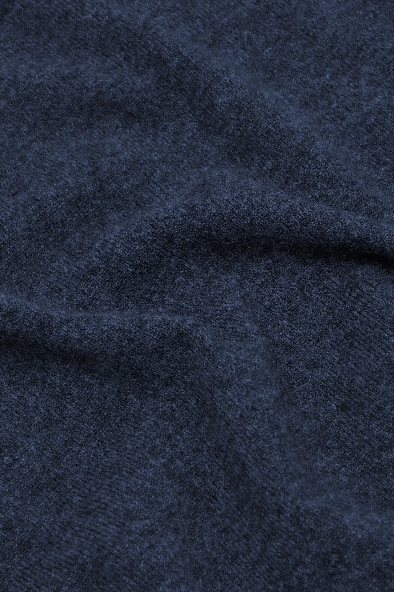 Navy Cashmere Crew Neck Jumper - Image 3