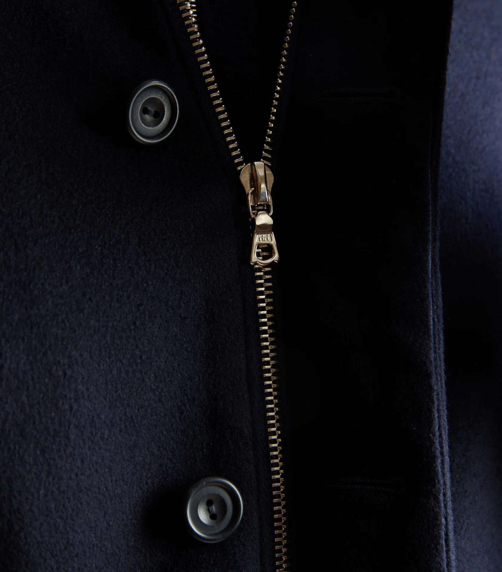 Navy Doeskin Harrington Jacket - Image 5