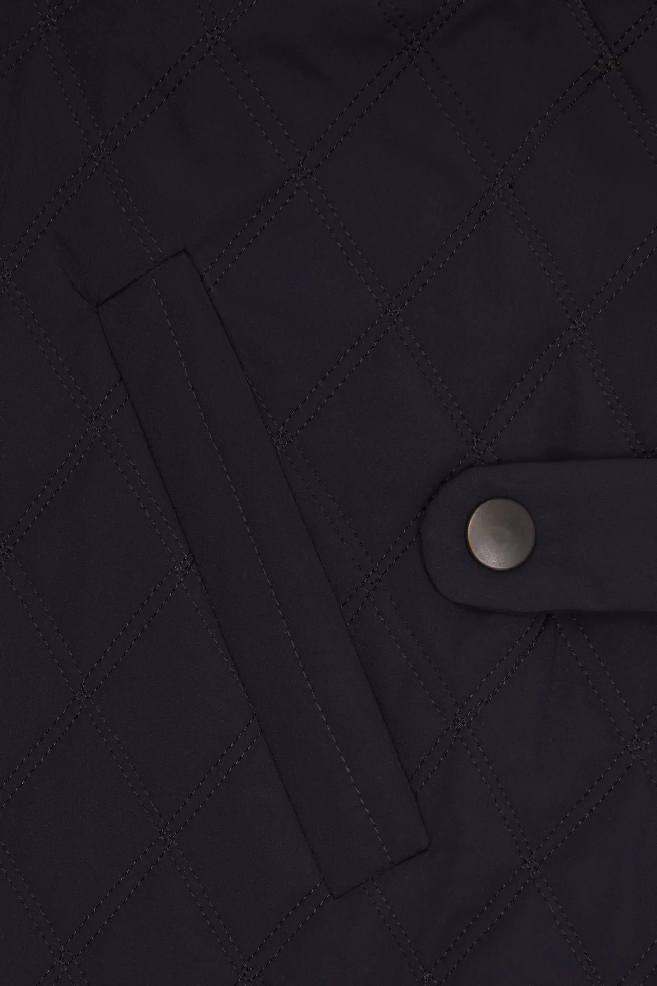 Navy Quilted Cashmere Lined Gilet - Image 5
