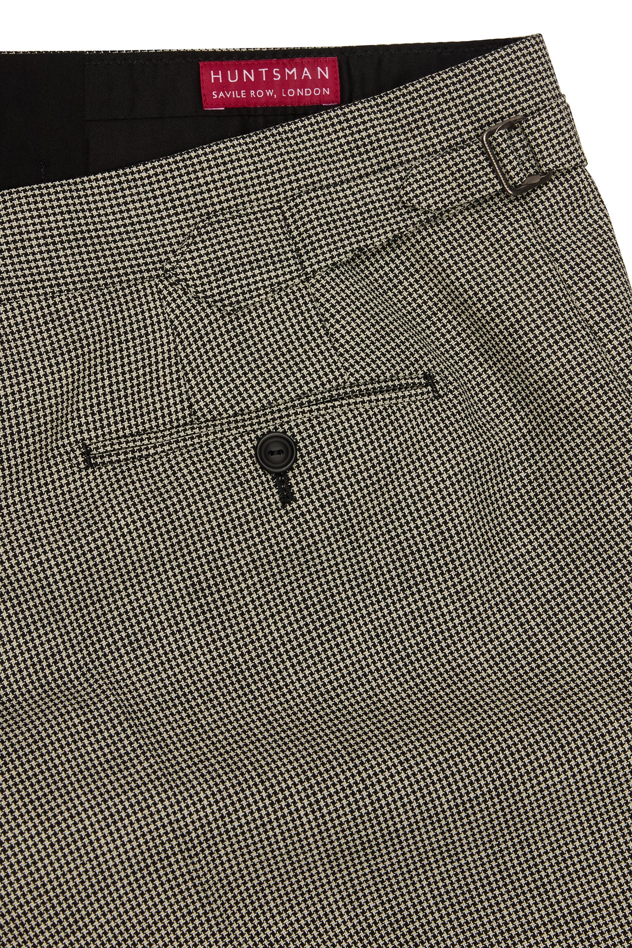 Black/White Micro Puppytooth Single Breasted Suit - Image 8