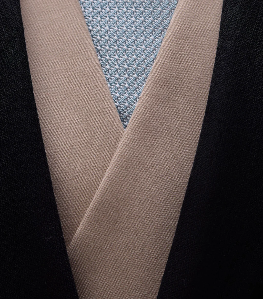 Sand Wool Double Breasted Morning Vest - Image 3