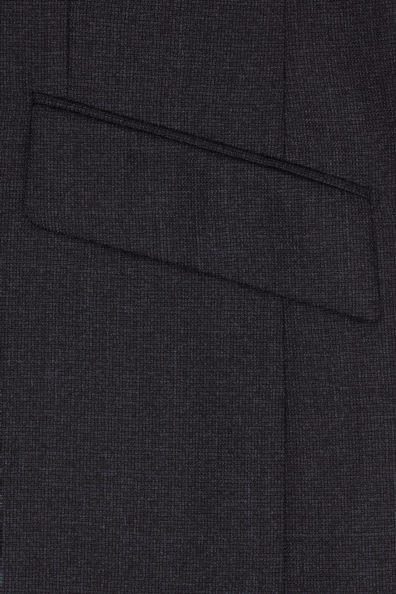 Navy Semi Plain Single Breasted Suit - Image 6