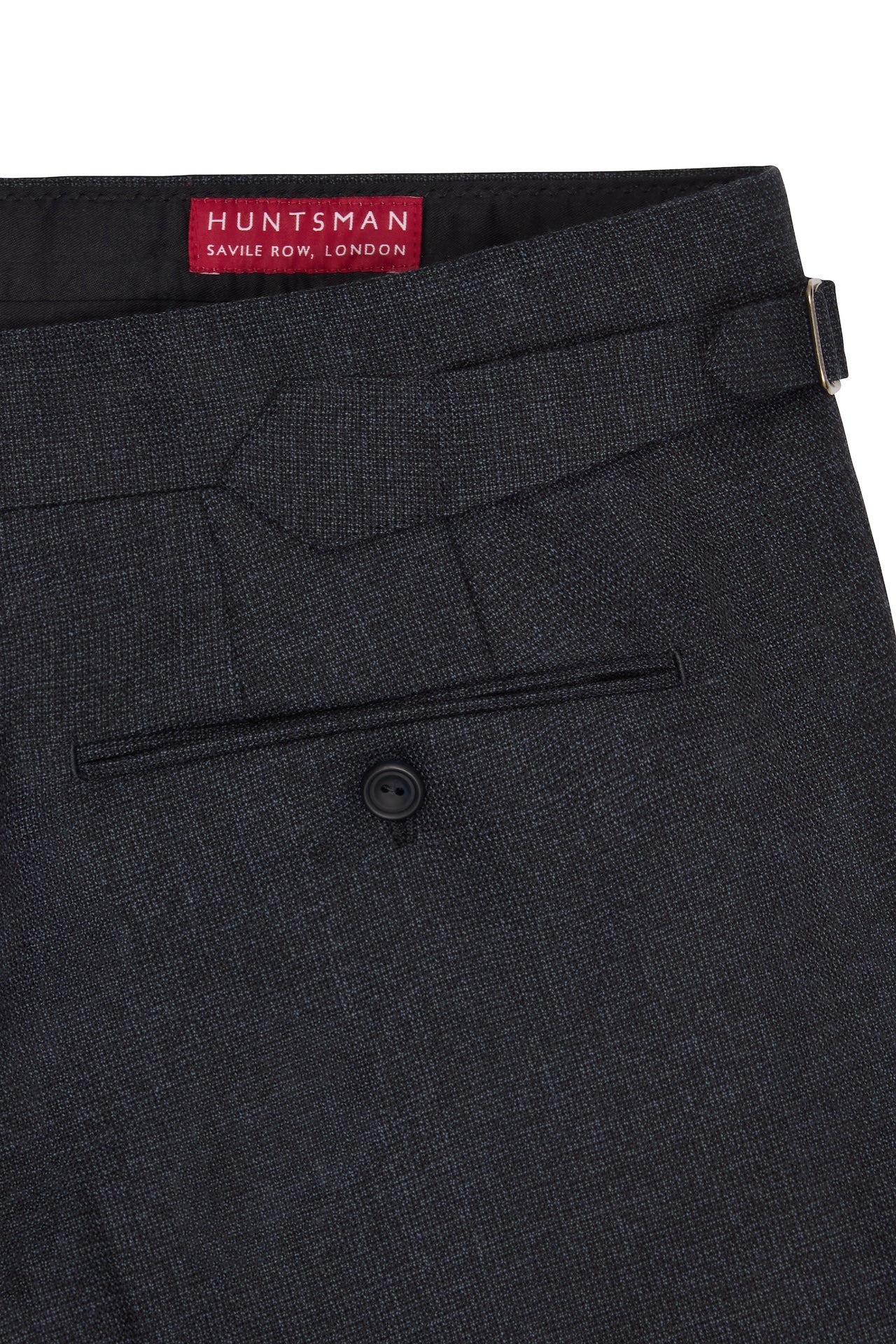 Navy Semi Plain Single Breasted Suit - Image 9