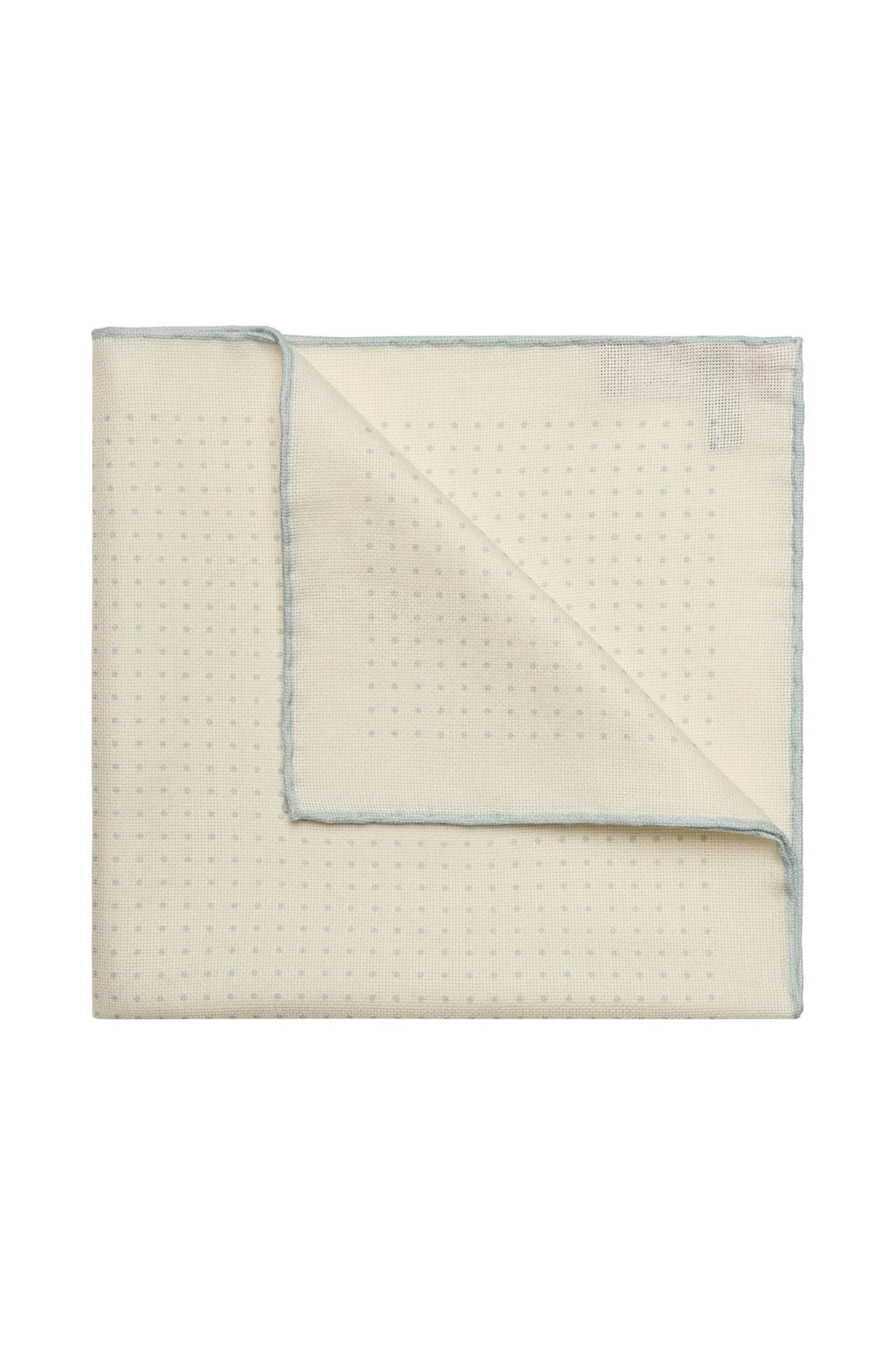 Spot Silk Hopsack Pocket Square - Image 3