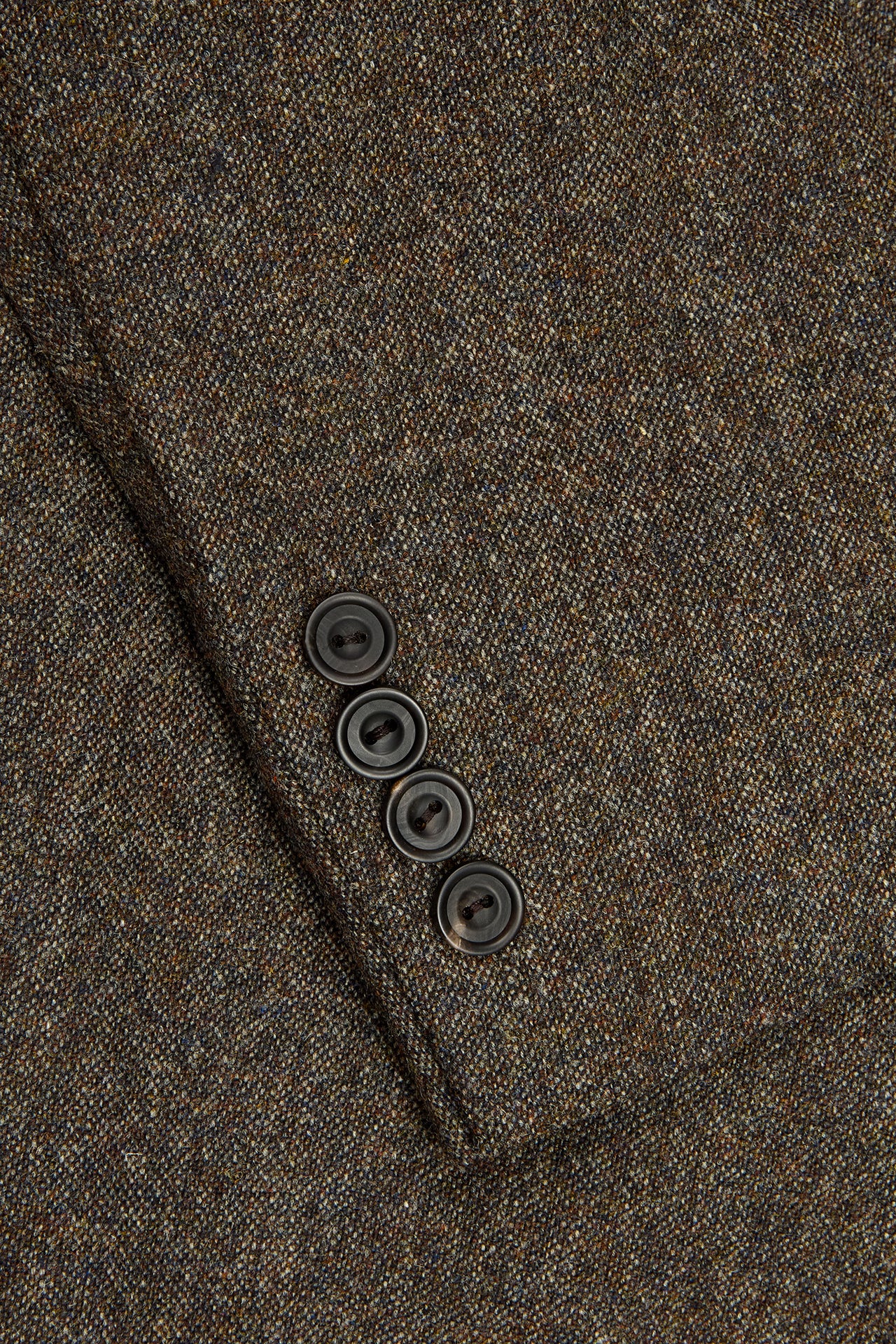 Brown Tweed Single Breasted Suit - Image 6