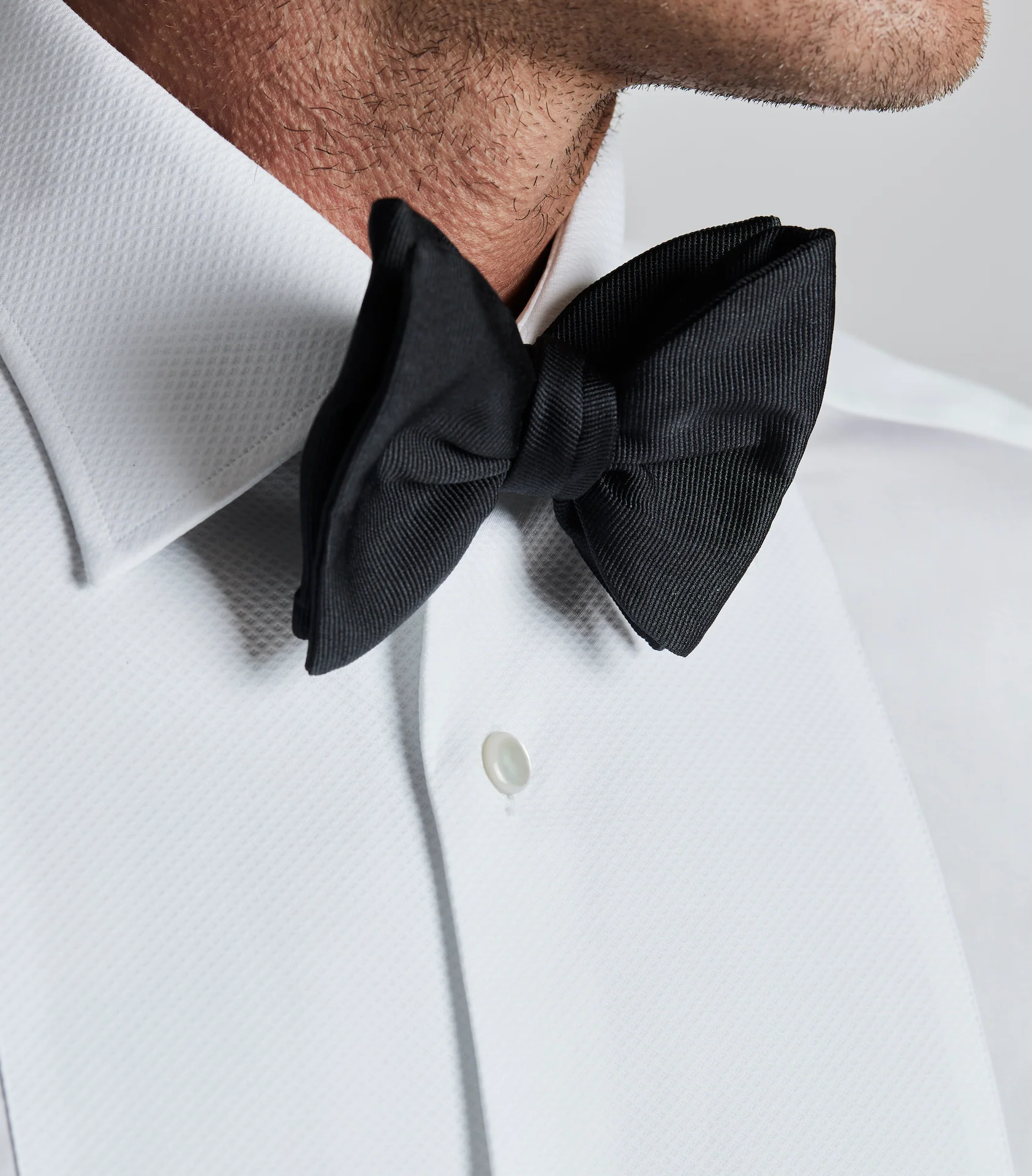 White Cotton Marcella Double Cuff Shirt - Image 3