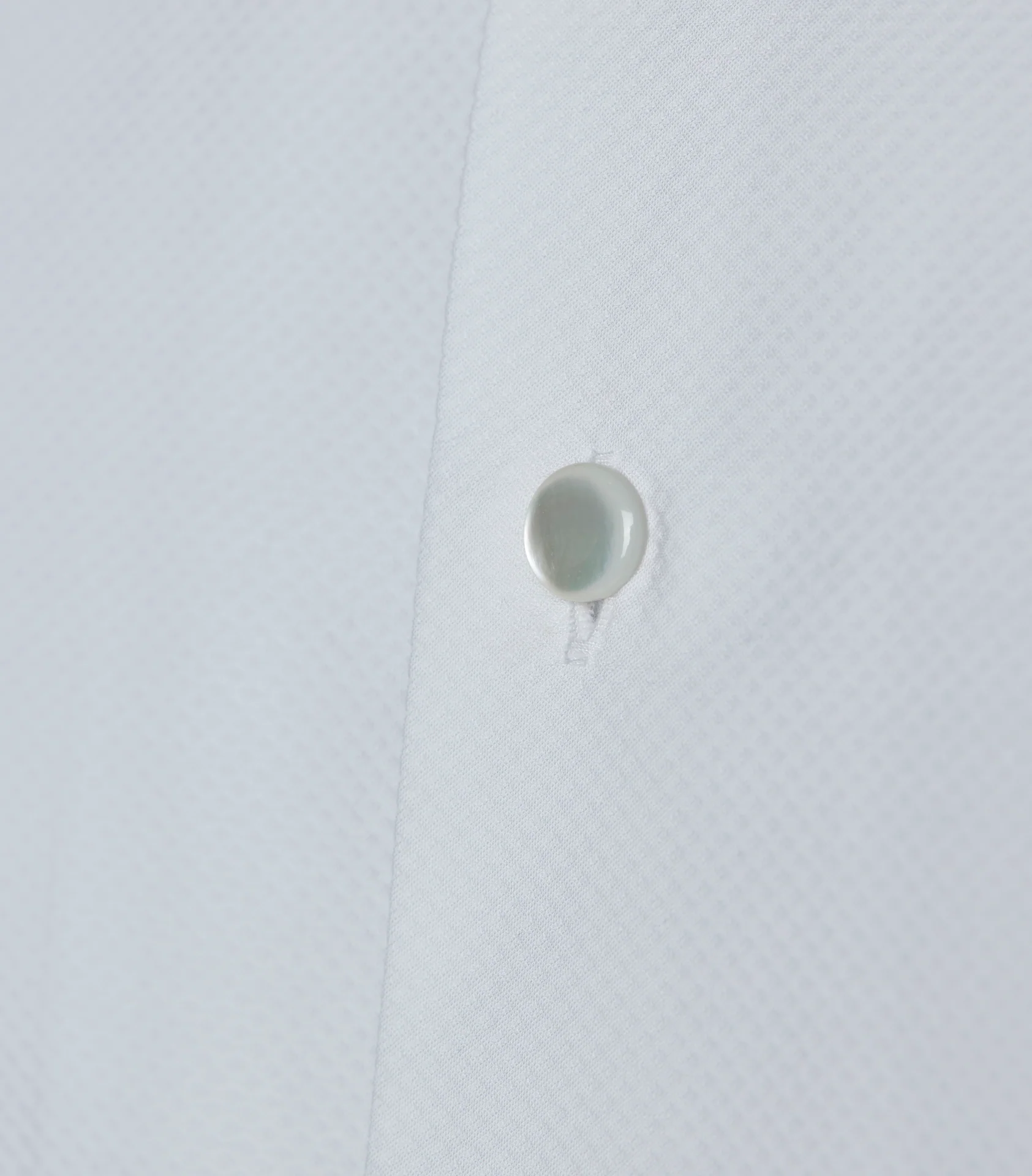 White Cotton Marcella Double Cuff Shirt - Image 4